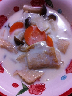 大豆ミートの豆乳味噌スープ-レシピのメイン写真