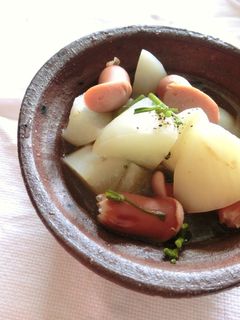カブとウィンナーのコンソメ煮*-レシピのメイン写真