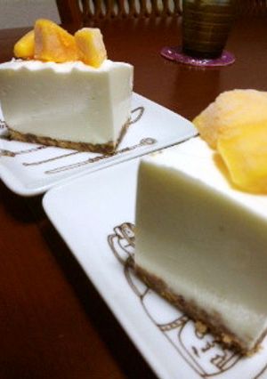 牛乳パックでレアチーズ♪-レシピのメイン写真