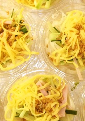 パーティにプリン容器でおしゃれ☆そうめん-レシピのメイン写真