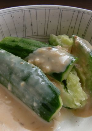 野菜に!豆腐に!ごま味噌豆乳だれ-レシピのメイン写真