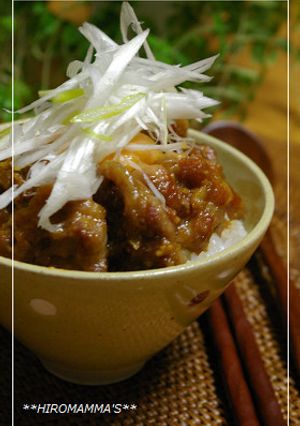 スタミナ系!豚肉の味噌照りDON!-レシピのメイン写真