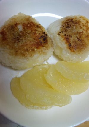 ５分で出来ちゃう♪簡単焼きおにぎり♪-レシピのメイン写真