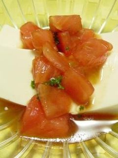 トマトだれ冷奴-レシピのメイン写真