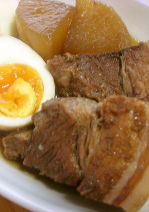 豚の角煮♪圧力鍋で柔らか♪しみしみ大根も-レシピのメイン写真