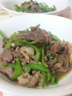 ちょっぴりヘルシー♪牛肉とピーマン炒め-レシピのメイン写真