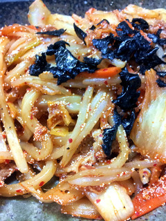 明太キムチ焼きうどん-レシピのメイン写真