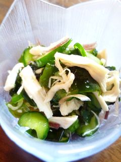 夏バテ防止に梅酢和え(o^-')b-レシピのメイン写真
