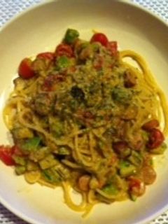 トマトとアボカドのクリームパスタ-レシピのメイン写真