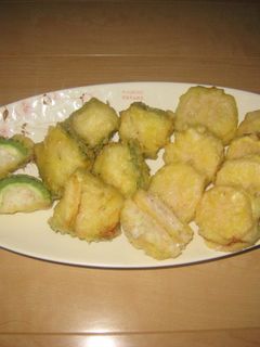 ゴーヤとれんこんの変わり天麩羅-レシピのメイン写真