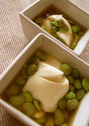枝豆あんかけ冷や奴-レシピのメイン写真