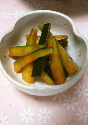 冬瓜の皮で韓国風和え物-レシピのメイン写真