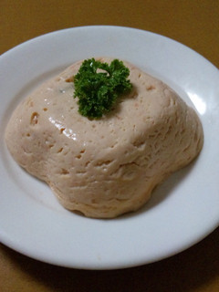 簡単レンジで鮭と豆腐のムース(離乳食可)-レシピのメイン写真