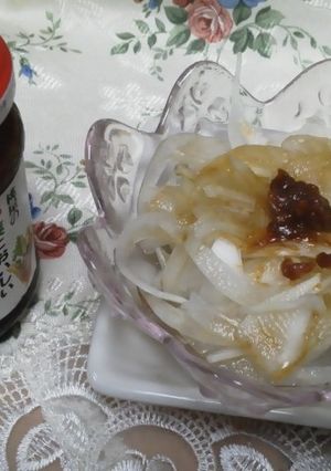オニスラにんにく味噌ポン酢-レシピのメイン写真