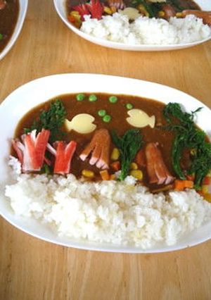 気分は海へ♬♪　デコカレー-レシピのメイン写真