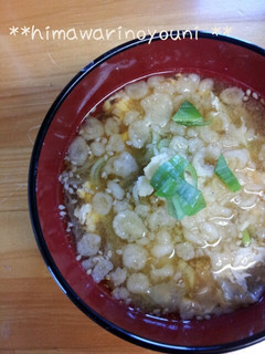 あげ玉とキャベツのお味噌汁*-レシピのメイン写真