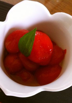 トマトのシロップ煮-レシピのメイン写真