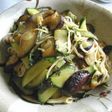 5分でランチ!なすきゅう冷麦♪