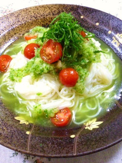 きゅうり一本!絶品ぶっかけ素麺-レシピのメイン写真
