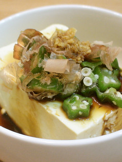簡単(*'-')b オクラのせ冷奴 -レシピのメイン写真