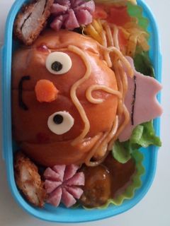 焼きそばパンマン-レシピのメイン写真