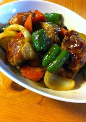 豚こまで夏野菜の酢豚-レシピのメイン写真