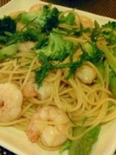 エビと野菜の和風パスタ-レシピのメイン写真