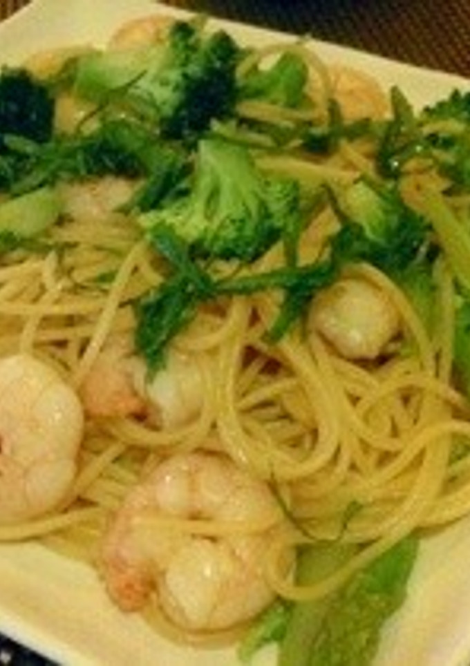 エビと野菜の和風パスタ-レシピのメイン写真