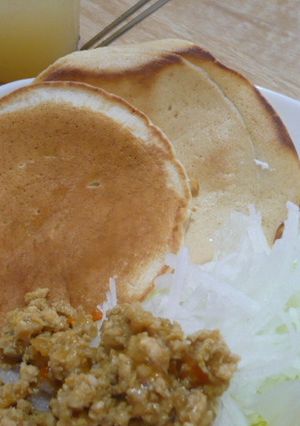 自家製ホットケーキミックスでパンケーキ-レシピのメイン写真