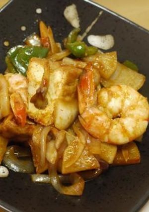 海老と野菜のコチュジャン炒め-レシピのメイン写真