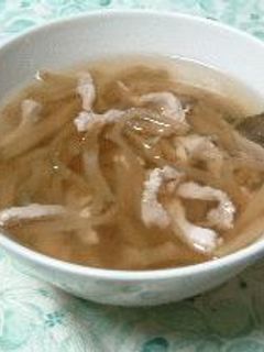 ザーサイスープ(榨菜肉絲湯)-レシピのメイン写真