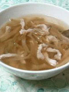 ザーサイスープ(榨菜肉絲湯)-レシピのメイン写真