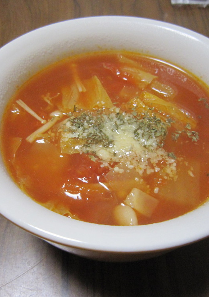 野菜たっぷりとれる☆トマトスープ☆-レシピのメイン写真