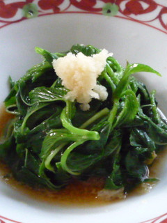 モロヘイヤの生姜麺つゆ-レシピのメイン写真