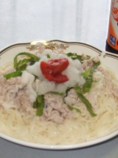 さっぱり!冷しゃぶぶっかけそうめん-レシピのメイン写真