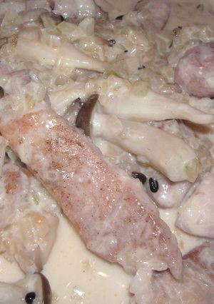 簡単豚ロースのストロガノフ風-レシピのメイン写真