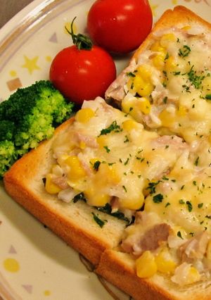 大葉が旨い！絶品！ツナトースト♪-レシピのメイン写真