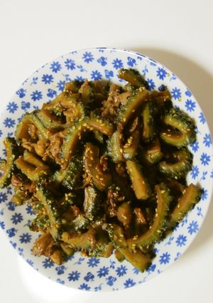 豆腐を入れずにゴーヤと豚肉のきんぴら風☆-レシピのメイン写真