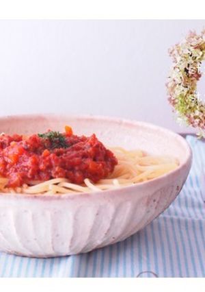 ＊トマトと野菜たっぷりのミートソース＊-レシピのメイン写真