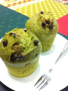 抹茶の蒸しパン-レシピのメイン写真