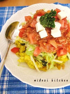 親子で作ろう♪かぼちゃのタコライス風-レシピのメイン写真