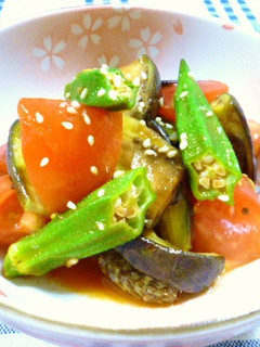 夏野菜のピリ辛ナムルっ♪-レシピのメイン写真
