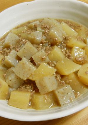 簡単★大根とこんにゃくでとろ〜り煮物-レシピのメイン写真
