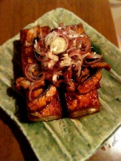 焼き揚げ豆腐と鰻蒸し-レシピのメイン写真
