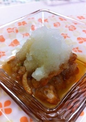 ♡さつま揚げのおろしのせ♡-レシピのメイン写真