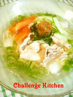 ほんだしdeひんやり梅干そうめん♪-レシピのメイン写真