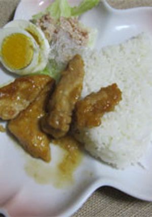 鶏胸肉♪黒みつ酢の照り焼き-レシピのメイン写真