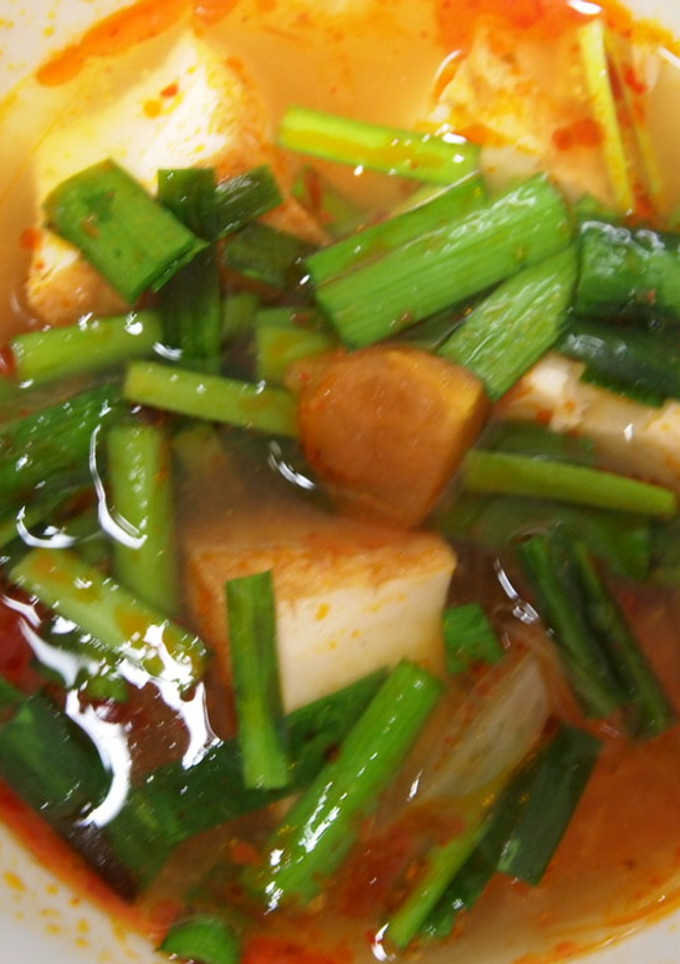 厚揚げとトマトのトムヤムクン風スープ-レシピのメイン写真