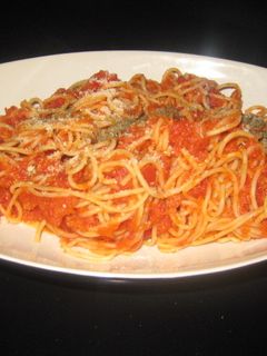 トマトソースのスパゲティー-レシピのメイン写真