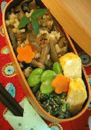 混ぜご飯のお弁当　●for女子高生-レシピのメイン写真